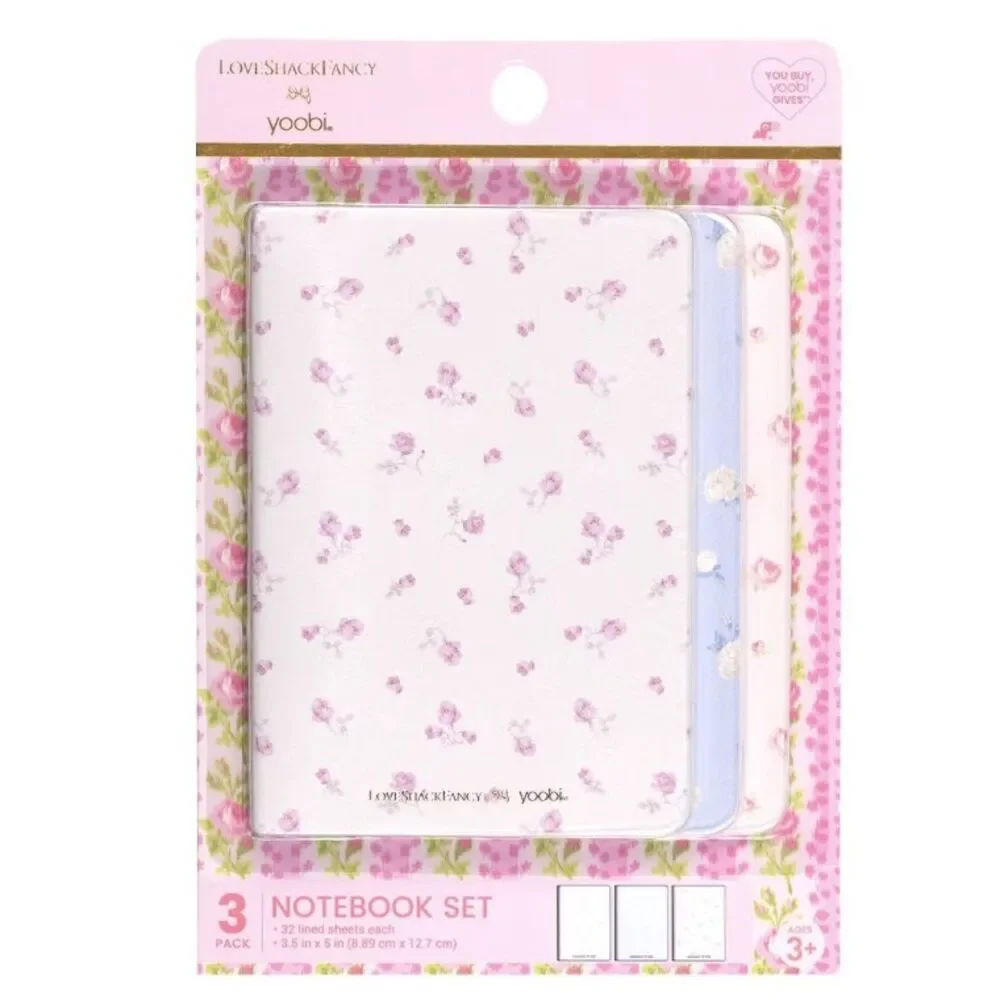 LoveShackFancy x Yoobi Pink Stationery Gift Set